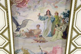 57 Ceiling Painting Salon Blanco White Room Casa Rosado Buenos Aires